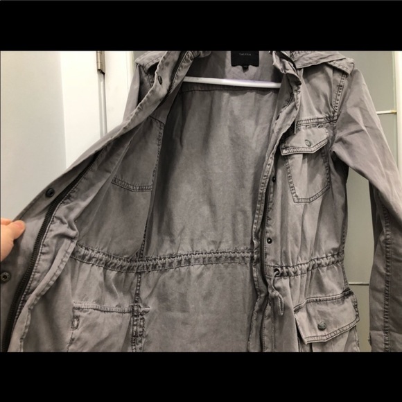Aritzia, Talula Gray Trooper Jacket XXS - Picture 8 of 11